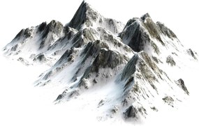 Fototapet - Munții acoperiți cu zăpada (254x184 cm)