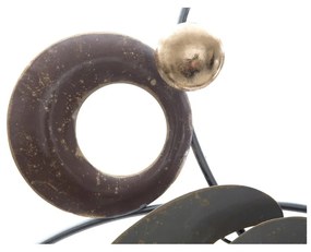 Decorațiune suspendată metalică Mauro Ferretti Planet, 120 x 58 cm