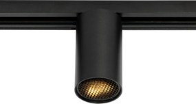 Spotlight modern negru pentru sistem de șină monofazat GU10 35mm - Iconic Ruby Honey