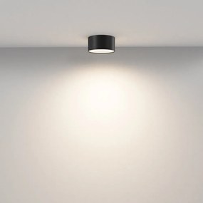 Mini Plafoniera LED design tehnic Zoom D-12cm 3000K negru