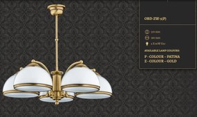 Candelabru 5 brate design clasic realizat manual OBD