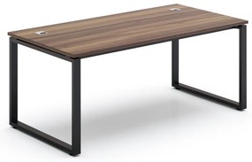Masă SimpleOffice 180 x 90 cm, nuc / negru