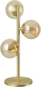Ideal Lux - Lampă de masă LED PERLAGE 3xG9/3W/230V auriu/bej fumuriu
