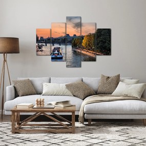 Tablou - gondole italiene (150x105 cm)