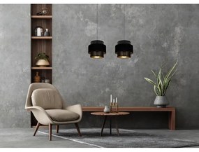 Lustră pe cablu NESS 2xE27/60W/230V neagră