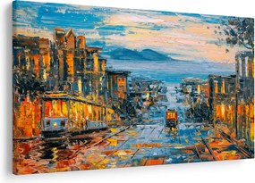 Tablou - Telecabină, San Francisco (90x60 cm)