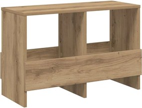 vidaXL Raft pentru reviste Stejar Artizanal 68,5 x 30 x 45 cm