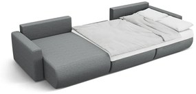 Canapea extensibila panoramica Belfast 4 locuri stofa L340 cm