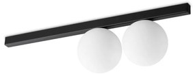 Plafoniera moderna stil minimalist Binomio pl2 negru