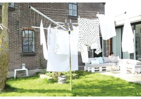 Brabantia TopSpinner spațiu în aer liber 90300260, 40 m, țepușă de metal pentru săpat, rezistent la coroziune, Inox
