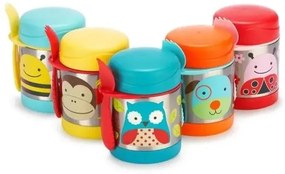 Recipient termoizolant cu lingură/furculiță Skip Hop ZOO 325 ml bufniță