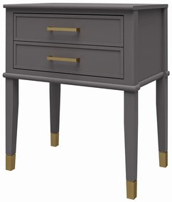 Noptieră gri închis Westerleigh – CosmoLiving by Cosmopolitan