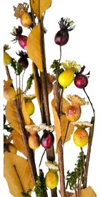 Set of branches Snow-covered rosehip 89 cm, 6 pcs