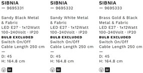 Lampadar/Lampa de podea design modern SIBNIA alb