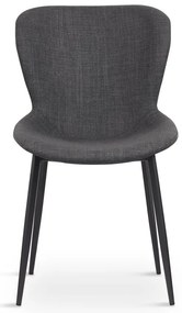 Scaun de dining gri închis Ross – Unique Furniture