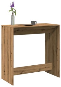 854435 vidaXL Masă de bar, stejar artizanal, 102x50x103,5 cm, lemn prelucrat