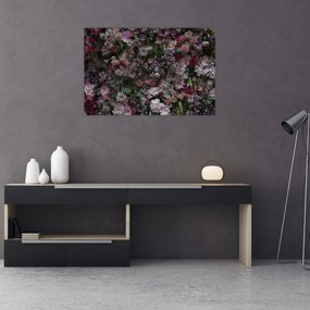 Tablou - Perete de flori (90x60 cm)