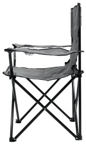 Scaun pliabil de camping Cattara 13447 Bari, gri ,49 x 39 x 84 cm