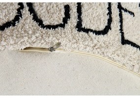 Fotoliu puf pentru copii crem ABC – Lorena Canals