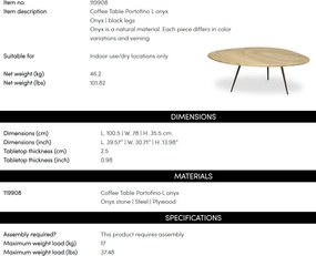 Masuta de cafea LUX Portofino L