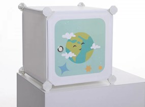 Cutii Depozitare pentru Copii, Alb, Polipropilena