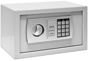 Seif electronic mobilier Usa de 32 mm Large Otel Gri 31 x 20 x 20 cm