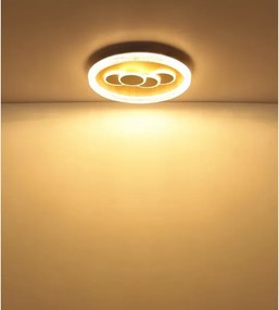Globo 48476-40R - Plafonieră LORAINE LED/40W/230V, diam. 49,5 cm, auriu