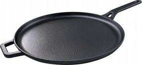 Recenzie: Tigaie pentru clătite Kinghoff KH 1895, 29 cm, fontă, suprafață antiaderentă, compatibilă cu plitele cu inducție, negru