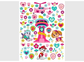Decorațiune autoadezivă Paw Patrol Be Happy, 65 x85 cm