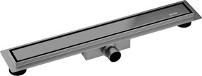 Set rigola dus plus capac Balneo Duplex Next finisaj Gun Metal 70 cm