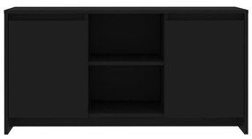 Comoda TV, negru, 102x37,5x52,5 cm, PAL 1, Negru