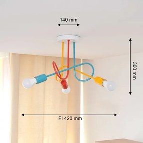 Lustră aplicată OXFORD 3xE27/15W/230V