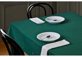 Față de masă din amestec de bumbac 150x270 cm cu model de Crăciun Christmas Fable – JUNA