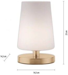 Lampă LED de masă dimabilă SONJA 1xG9/3W/230V alamă Paul Neuhaus 4146-60