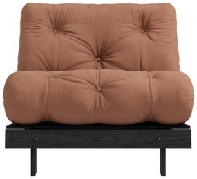 Fotoliu cărămiziu Roots Black Night – Karup Design