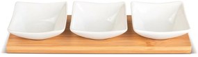 Lamart LT9217 Set de servire din 4 piese Bamboo,26 x 8 cm