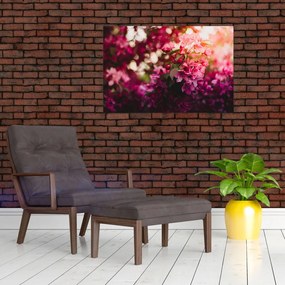 Tablou cu florile tufișului înflorit (90x60 cm)