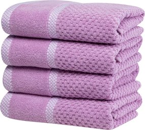 Set de prosoape din frotir MODENA liliac 50 x 100 cm, 4 buc
