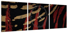 Tablou cu abstracție (cu ceas) (90x30 cm)