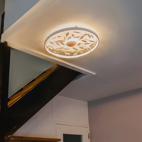 Plafoniera Art Deco albă - Bota