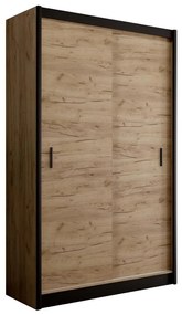 Dulap cu uși glisante SAPHIRA 150x215 cm, stejar craft