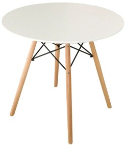 OFERTA Masa de dining alba OSLO 90x90 II. calitate