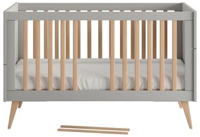 Pătuț gri 70x140 cm Swing – Pinio