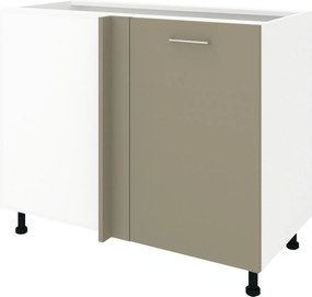Corp Baza Colt Lecce, Taupe/Alb, 98 x 50 x 80 cm