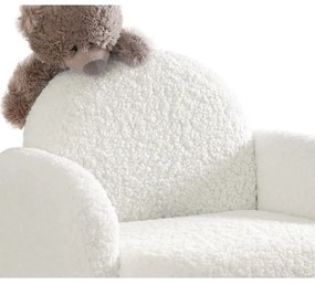 Fotoliu pentru copii DORY, alb