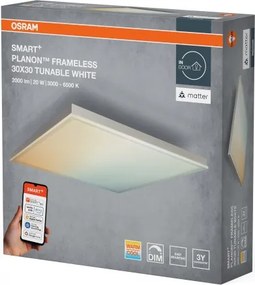 Osram - Plafonieră LED dimabilă SMART+ FRAMELESS LED/20W/230V 30x30 cm Wi-Fi