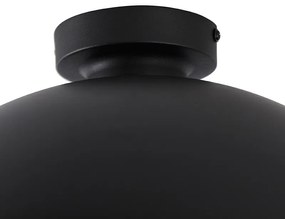 Plafoniera neagră cu auriu 42 cm reglabilă - Magnax