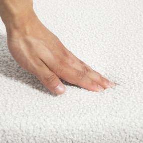 HOMCOM Scaun de birou fotoliu de birou cu role înălțime reglabilă șezut pivotant la 360° 60 x 61 x 79-88 cm crem | Aosom Romania