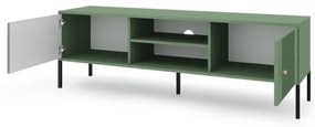 Comodă TV LUE verde/negru