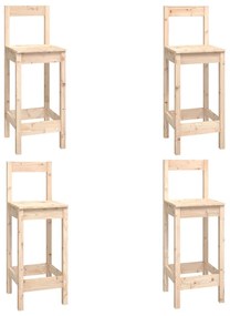 Set mobilier de bar, 5 piese, lemn masiv de pin